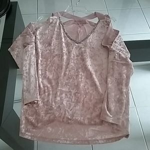 Juicy Couture crushed velvet top size large